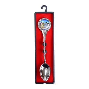 Aksehir Themed Collectible Souvenir Metal Tea Spon With Giftbox 25x130 mm - 7