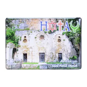 Toptan Hatay Temalı Myros Dikdörtgen Magnet 80x55 cm