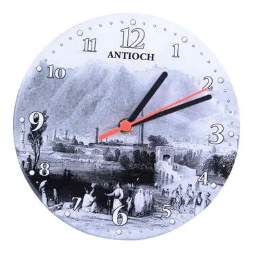 Hatay Themed Epoxy Wall Clock Home Decoration 20 Cm
