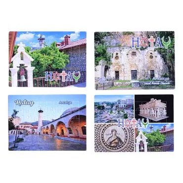 Toptan Hatay Temalı Uv Baskılı Puzzle 130x180 mm - 2