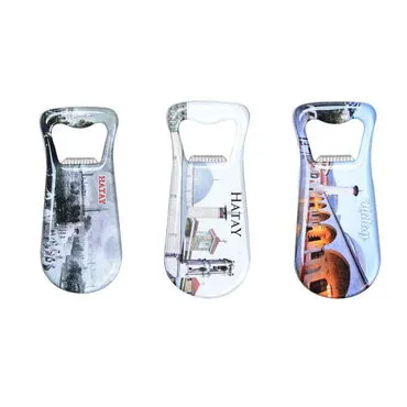Hatay Themed Customizable Metal Magnetic Bottle Opener 95x42 mm - 3