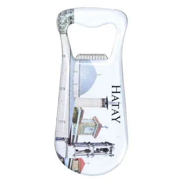 Hatay Themed Customizable Metal Magnetic Bottle Opener 95x42 mm - 4