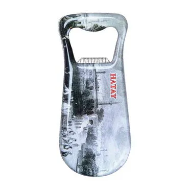 Hatay Themed Customizable Metal Magnetic Bottle Opener 95x42 mm - 5