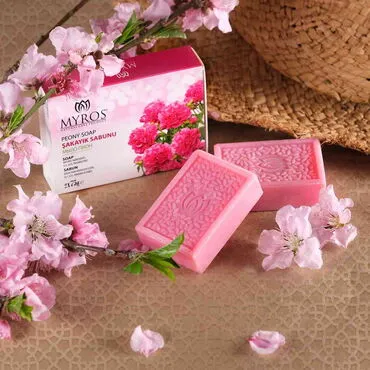 Peony Soap Set Of 2 Pcs 75 gr each - Standart - 3