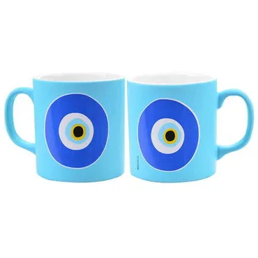 Evil Eye Themed Ceramic Custom Printed Mug - 18