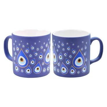 Evil Eye Themed Ceramic Custom Printed Mug - 21