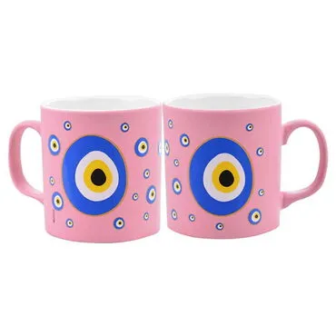 Evil Eye Themed Ceramic Custom Printed Mug - 23
