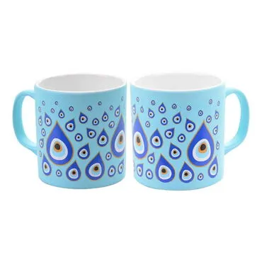 Evil Eye Themed Ceramic Custom Printed Mug - 24