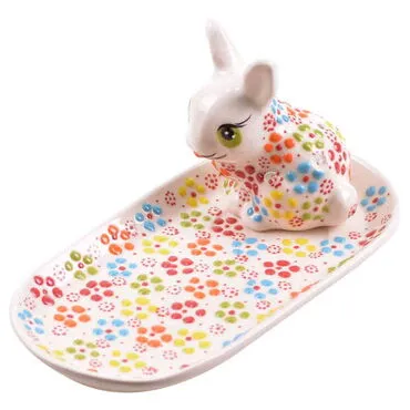 Turkish Ceramic Cat Placed Censer - 18