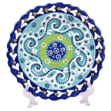 Toptan 12 Cm Kabartma Tabak - 11