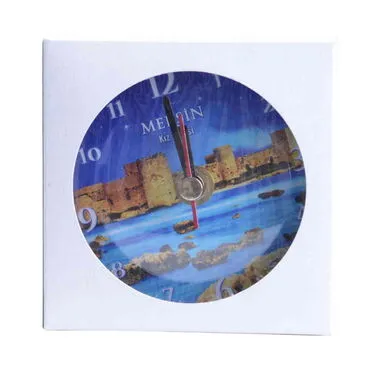 Mersin Themed Epoxy Wall Clock Home Decoration 20 Cm - 3