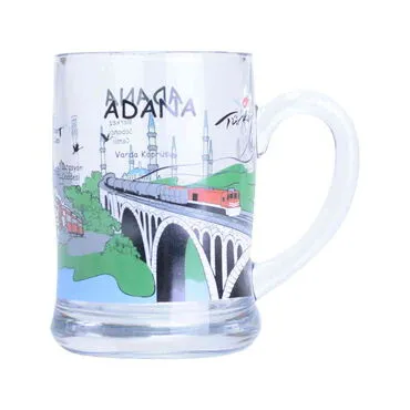 Adana Themed Customised Glass Beer Mug