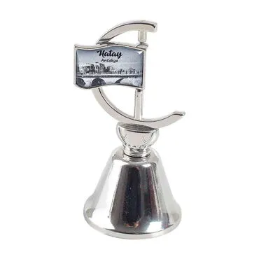 Toptan Hatay Temalı Myros Metal Bayrak Çan 44x96 mm - Standart - 2