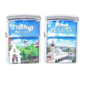 Toptan Hatay Temalı Myros Benzinli Çakmak - 2