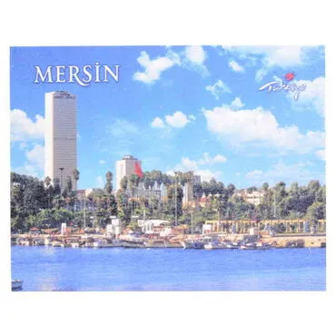 Toptan Mersin Temalı Myros Ahşap Kartpostal 116x150 mm - 6