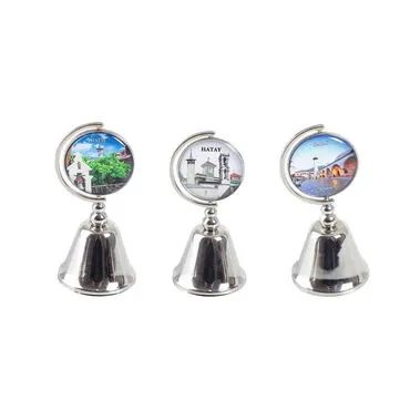 Hatay Themed Collectible Souvenir Metal Bell 44x90 mm - 2
