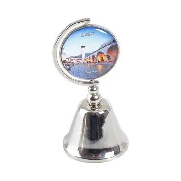 Hatay Themed Collectible Souvenir Metal Bell 44x90 mm - 3