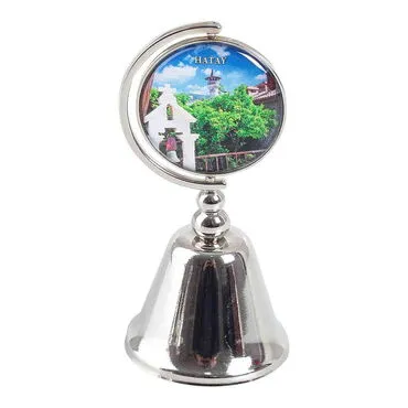 Hatay Themed Collectible Souvenir Metal Bell 44x90 mm - 4