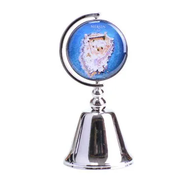 Mersin Themed Collectible Souvenir Metal Bell 44x90 mm - 5