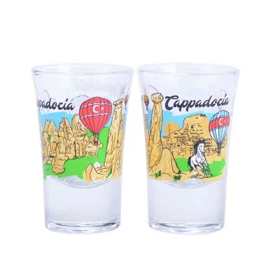 Wholesale Cappadocia Themed Printed Shot Glass 45x70 mm - 3