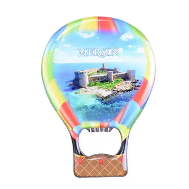 Mersin Themed Baloon Shaped Metal Magnetic Bottle Opener 102x73 mm - 4