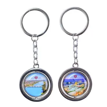 Adana Themed Metal Spinner Keychain 38x100 mm - 2