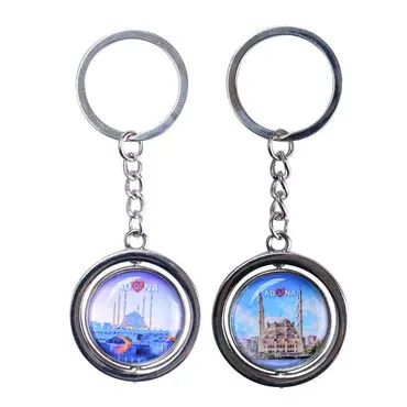 Adana Themed Metal Spinner Keychain 38x100 mm - 3