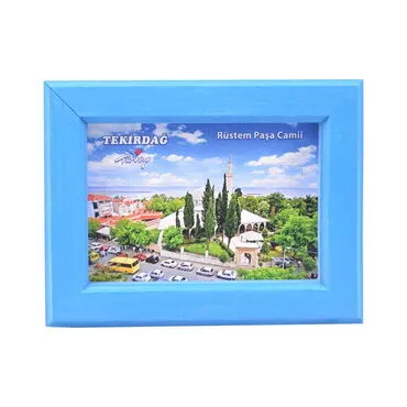 Tekirdag Themed Small Wooden Printed Frame 120x150 mm - 7