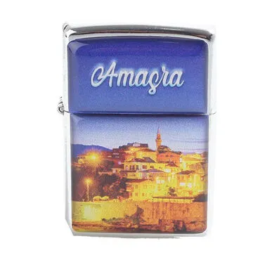 Toptan Amasra Temalı Myros Benzinli Çakmak - 2