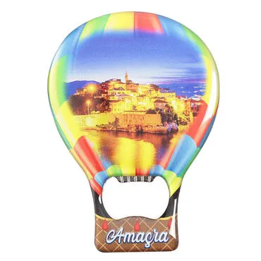Amasra Themed Baloon Shaped Metal Magnetic Bottle Opener 102x73 mm - 5