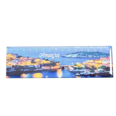 Toptan Amasra Temalı Myros Cetvel Magnet 165x50 mm - 2