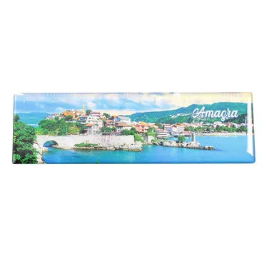 Toptan Amasra Temalı Myros Cetvel Magnet 165x50 mm - 3