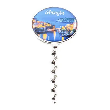 Amasra Themed Metal Magnetic Customised Corkcscrewer - 3
