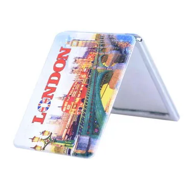 Toptan Londra Temalı Myros Di̇kdörtgen Özelleşti̇ri̇lmi̇ş Pu Ayna 85*62*11 Mm - Standart - 2