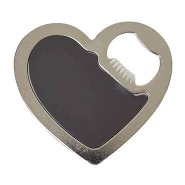Adana Themed Heart Shaped Metal Magnetic Bottle Opener 85x76 mm - 2