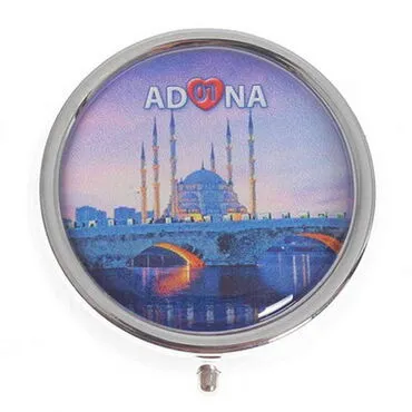 Adana Themed Customised Metal Epoxy Travel Pocket Ashtray 50x15 mm - 5