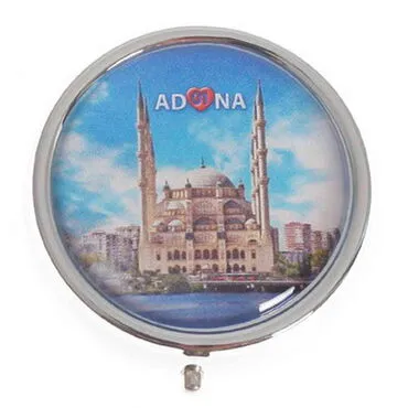 Adana Themed Customised Metal Epoxy Travel Pocket Ashtray 50x15 mm - 7