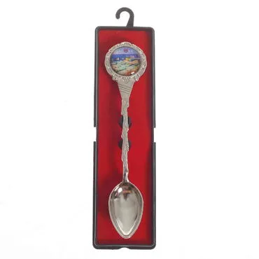 Adana Themed Collectible Souvenir Metal Tea Spon With Giftbox 25x130 mm - 3
