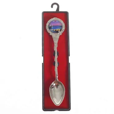 Adana Themed Collectible Souvenir Metal Tea Spon With Giftbox 25x130 mm - 4