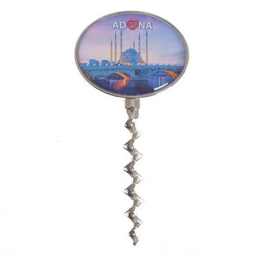 Toptan Adana Temalı Myros Metal Tirbüşon - 3