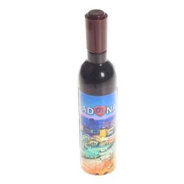 Adana Themed Bottle Shaped Metal Wine Bottle Corkscrew Opener-Magnetic 115x25x25 mm - 3