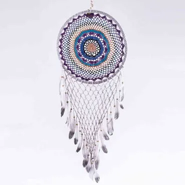Toptan Myros 40 Cm Dantel Mavi̇ Düş Kapani D.m