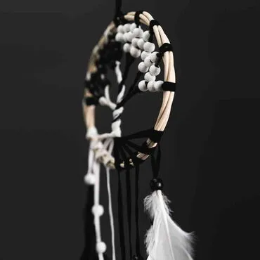 The Tree of Life Black and White Dreamcatcher - Standart - 7