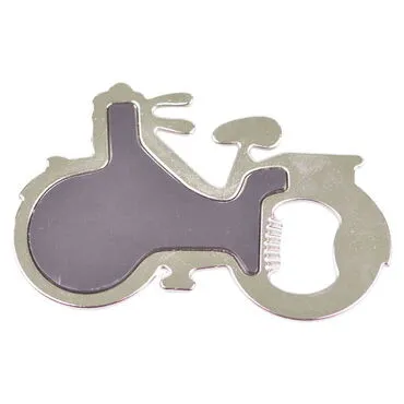Rize Themed Bicycle Shaped Metal Magnetic Bottle Opener 100x65 mm - 2