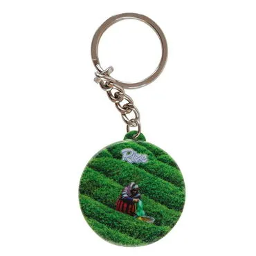 Rize Themed Customised UV Printed Plastic Base Square Keyring 38x100 mm - 3