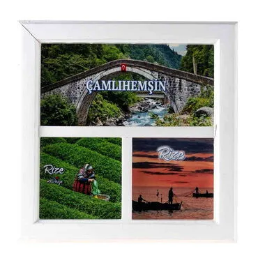 Rize Themed Big Wooden Printed Frame 210x210 mm - 2