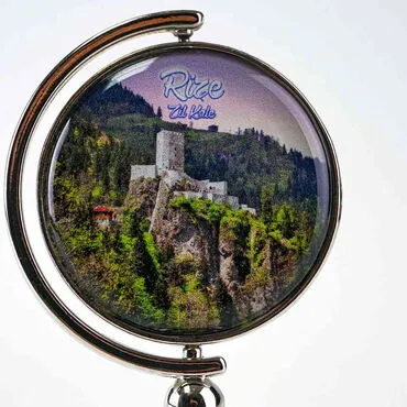Rize Themed Collectible Souvenir Metal Bell 44x90 mm - 6