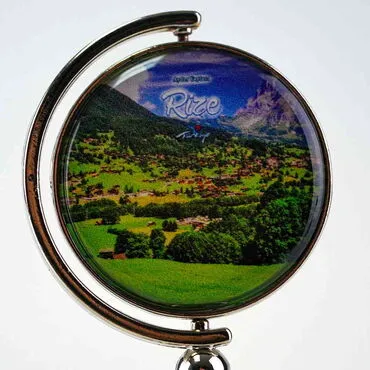 Rize Themed Collectible Souvenir Metal Bell 44x90 mm - 11
