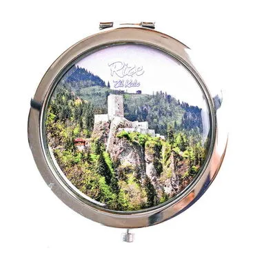 Rize Themed Customised Metal Epoxy Travel Make Up Compact Mirror 70x11 mm - 7