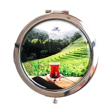 Rize Themed Customised Metal Epoxy Travel Make Up Compact Mirror 70x11 mm - 8